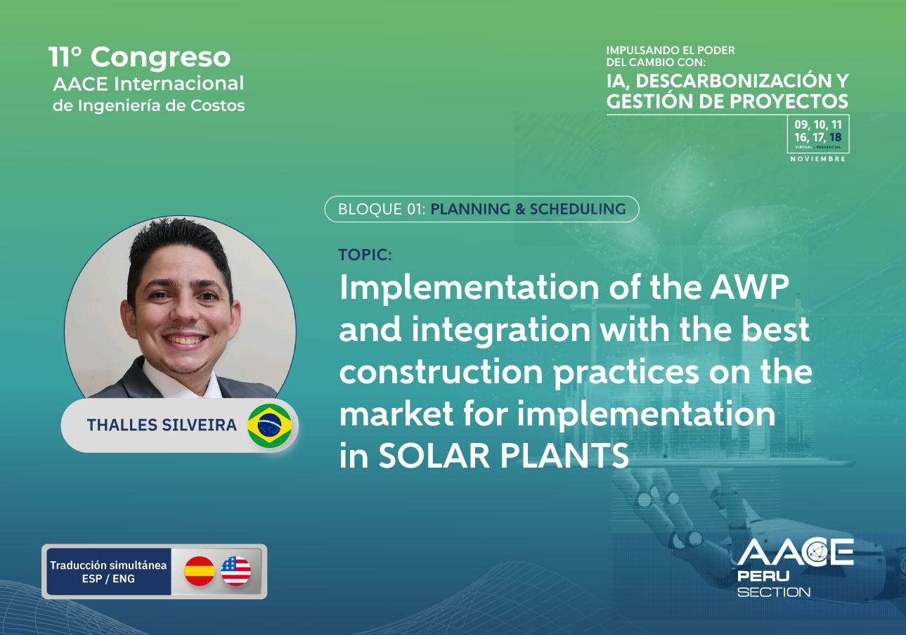 B1-04 Implementation of the AWP and integration with the best construction practices on the market for implementation in SOLAR PLANTS