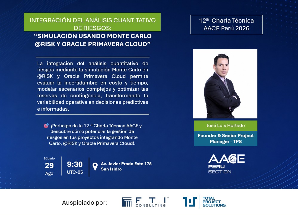 12.ª Charla Técnica Presencial AACE Perú 2026